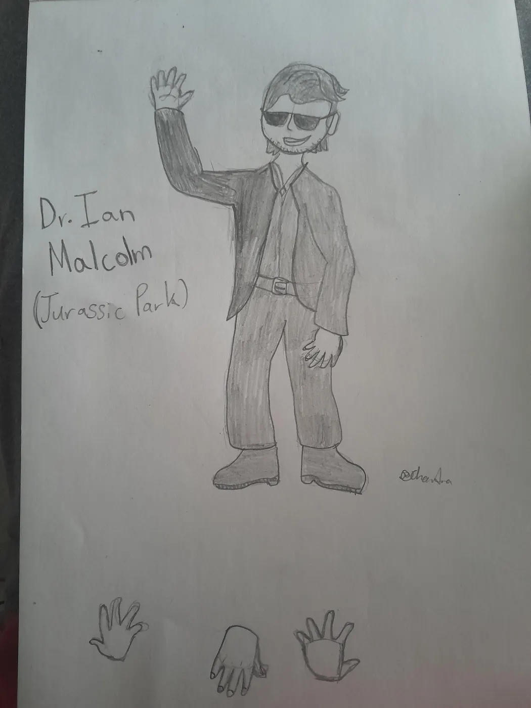 Ian Malcolm (Jurassic Park) by Dinoboyi234