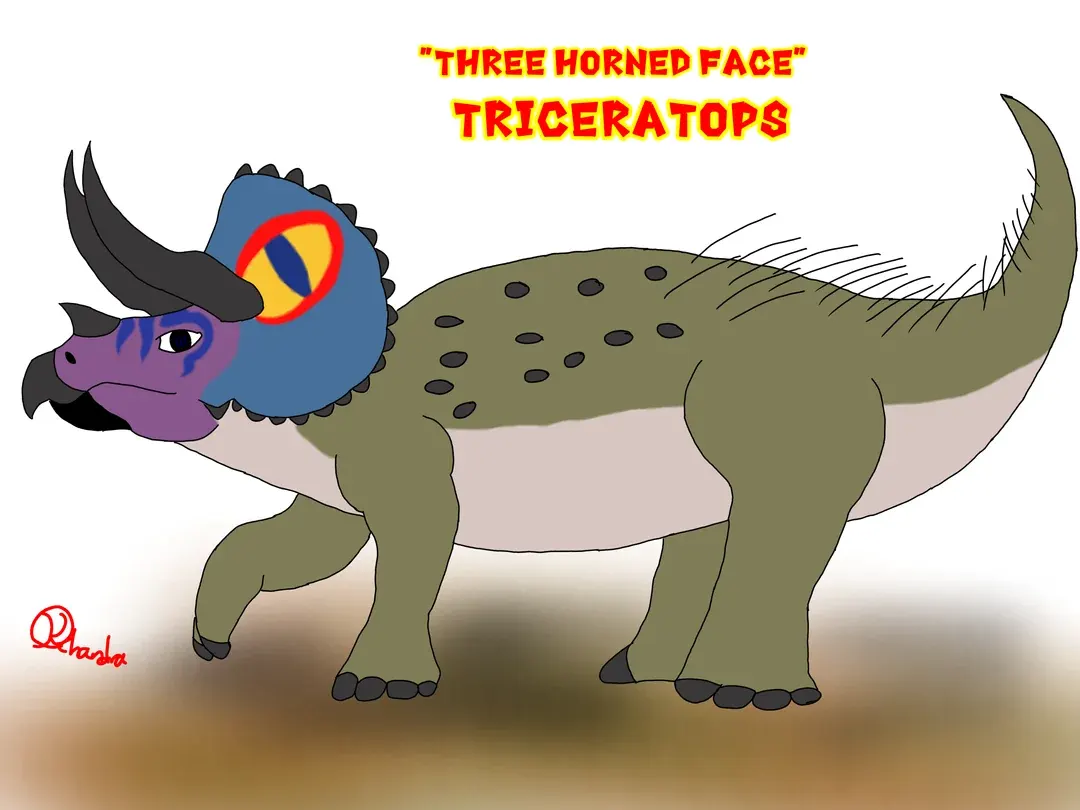 Three Horned Face by Dinoboyi234