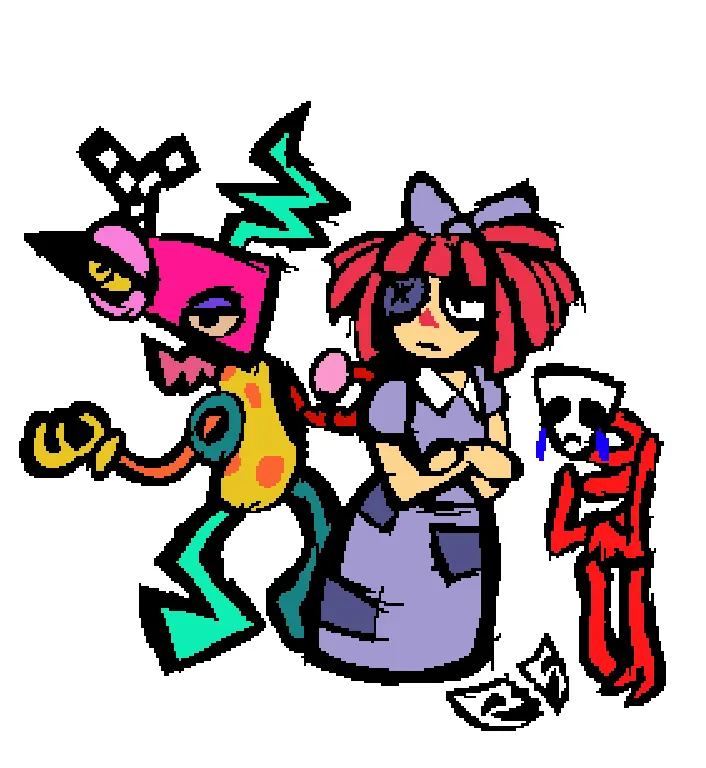 Zooble Ragetha and Gangle by Sallowist