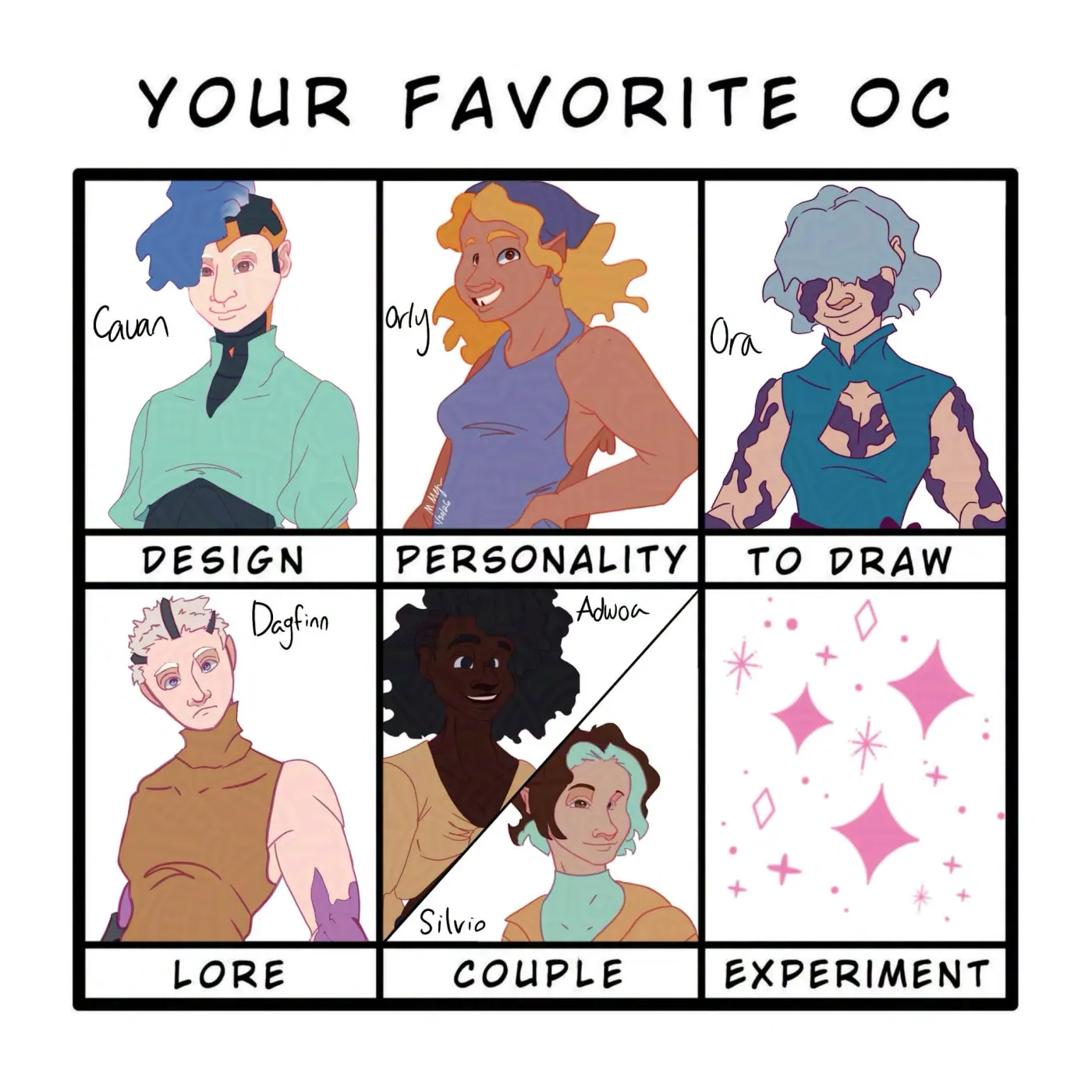 OC challenges by Megrims_Art