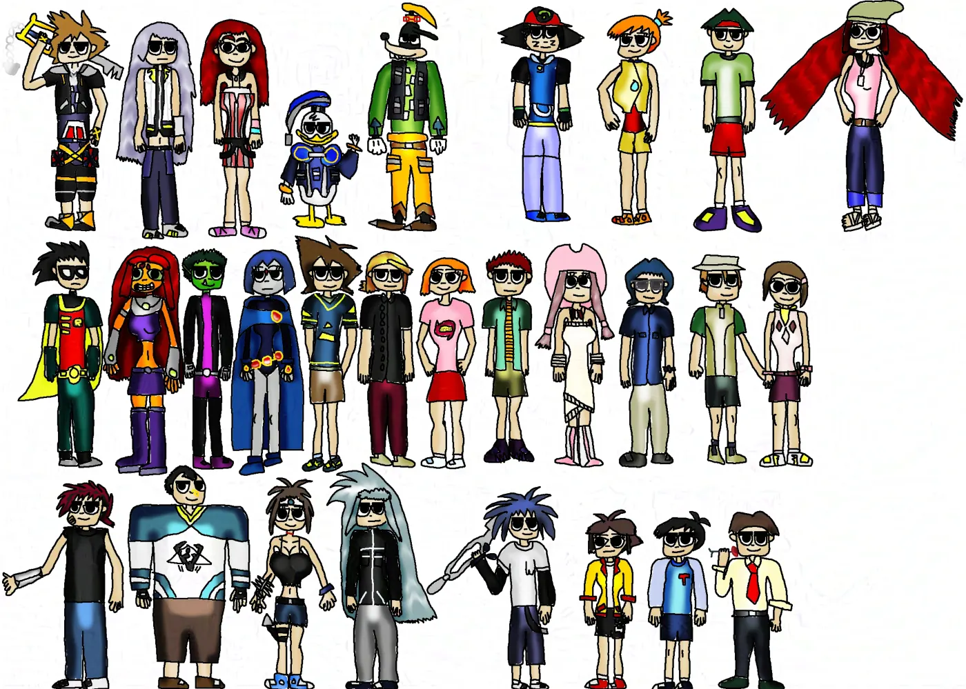Scott Pilgrim-style U29 by Uncle_zak