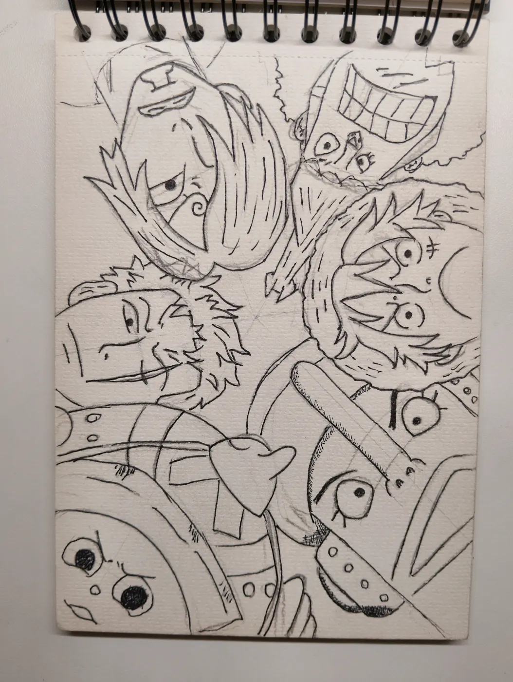 Chooper Zoro Sanji Franky Luffy Ussop- One piece by BENY