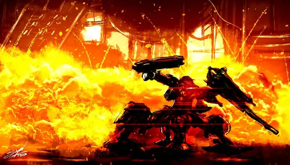 Armored Core 6 Fanart by Zarc0