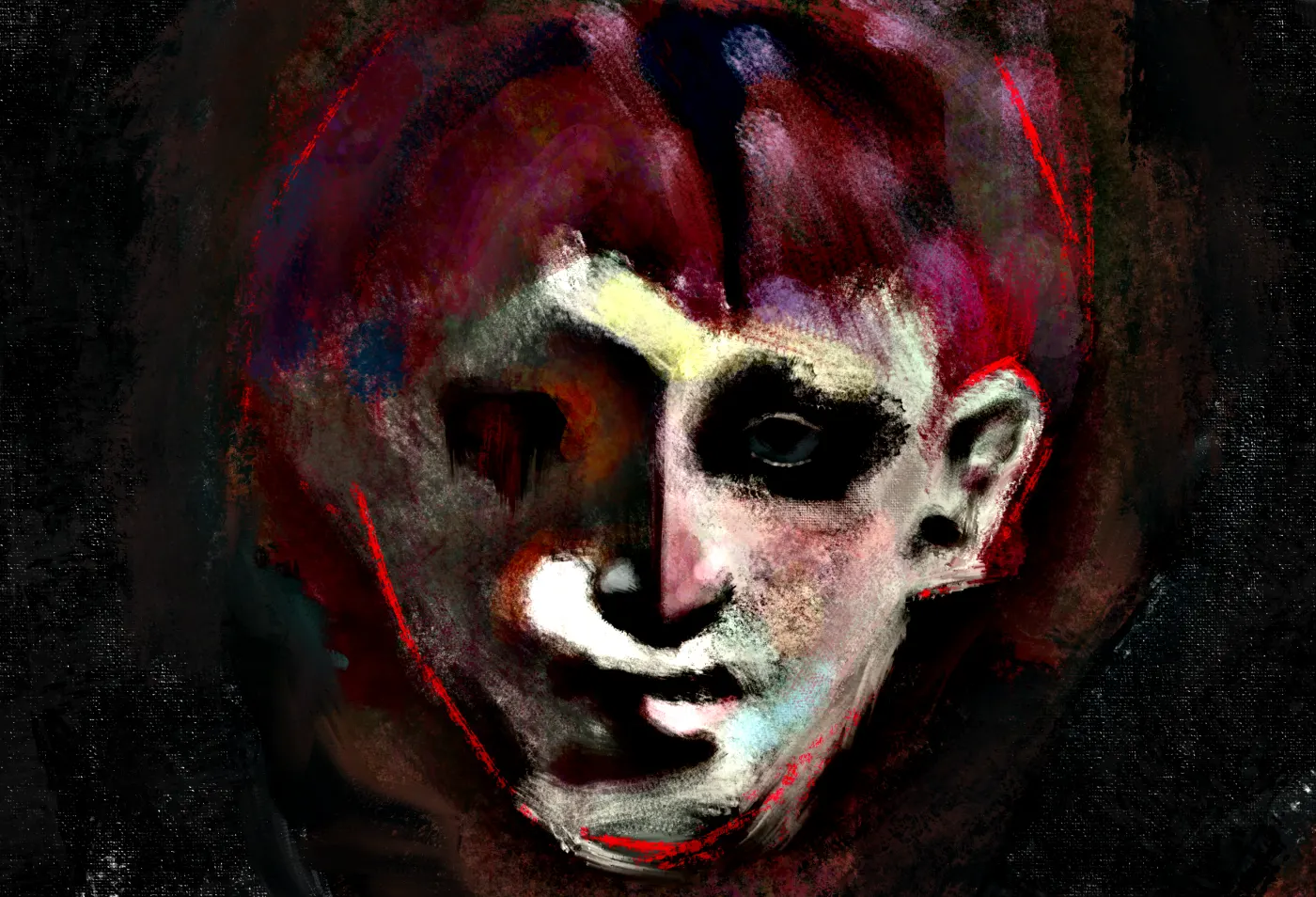 quick portrait painting by Artguy43