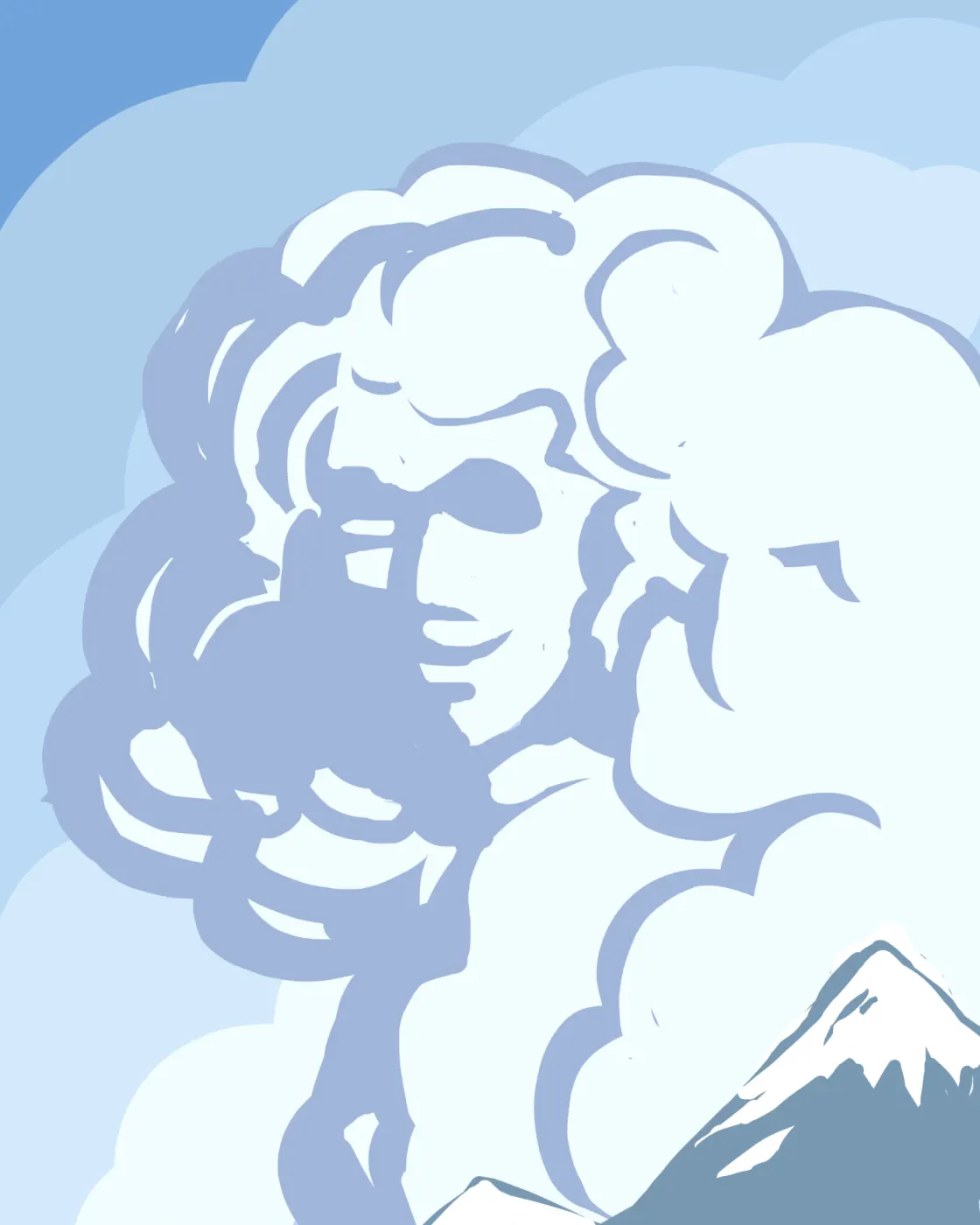 Smiling cloud by Lebrav