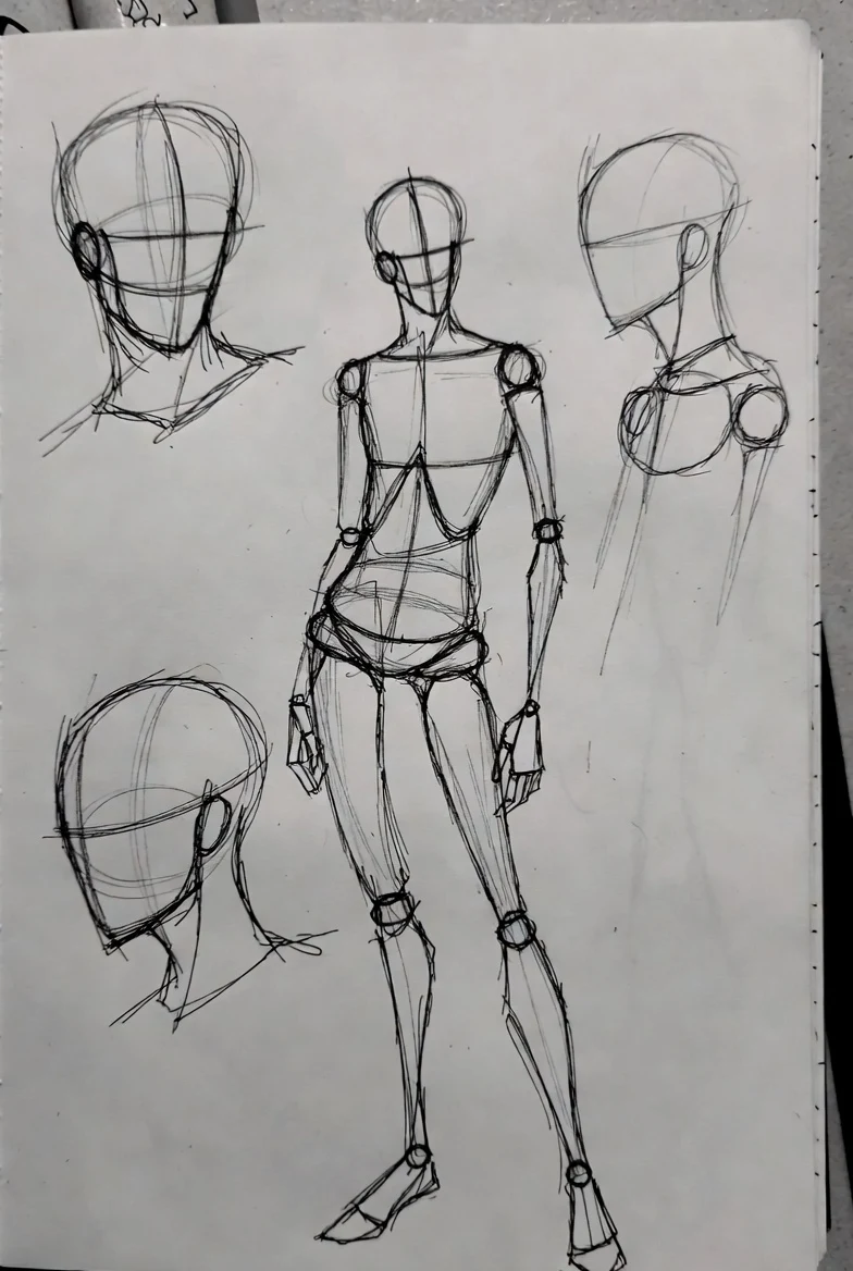 Basic Anatomy Construction by humax