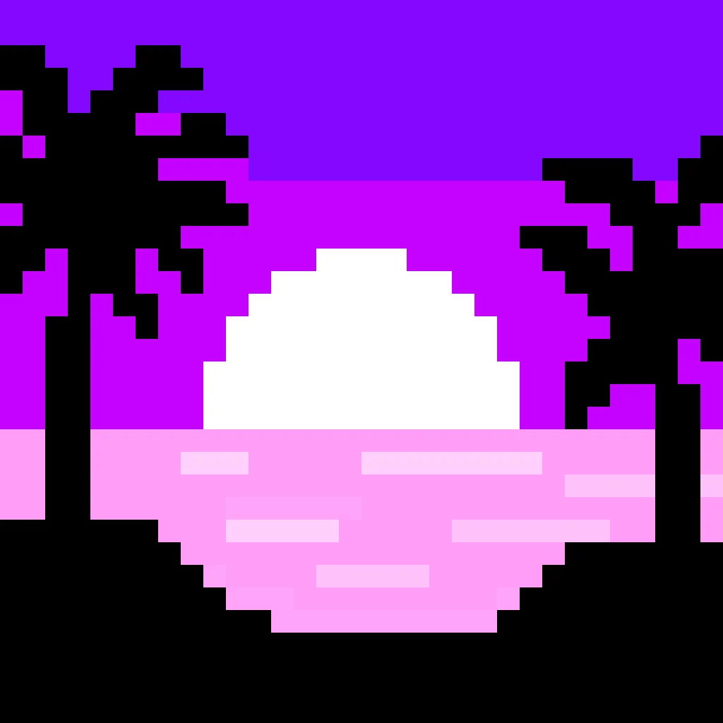 Purple Gradient Horizon Fade by humax
