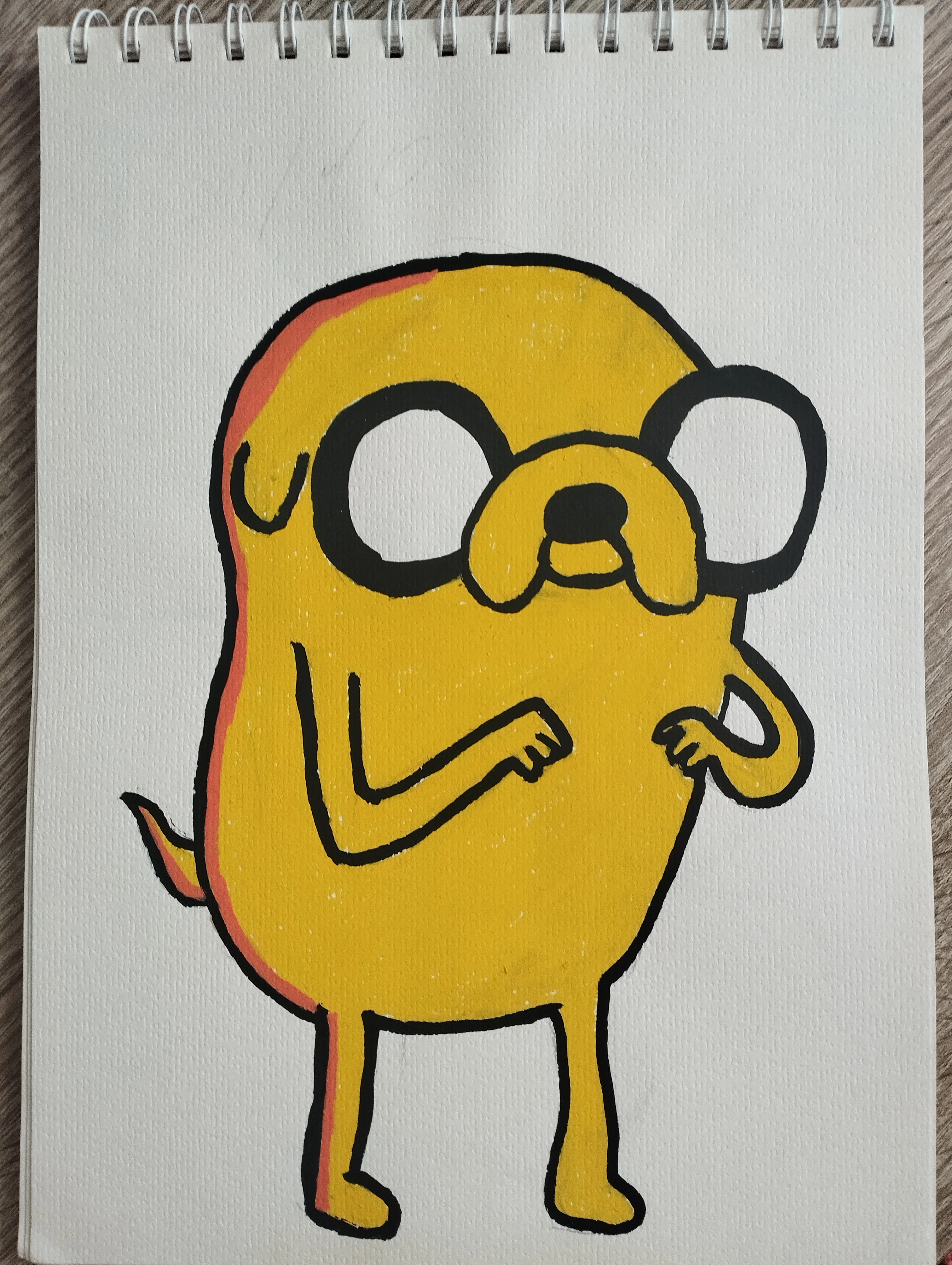 jake the dog from adventure time by doctor_dexter