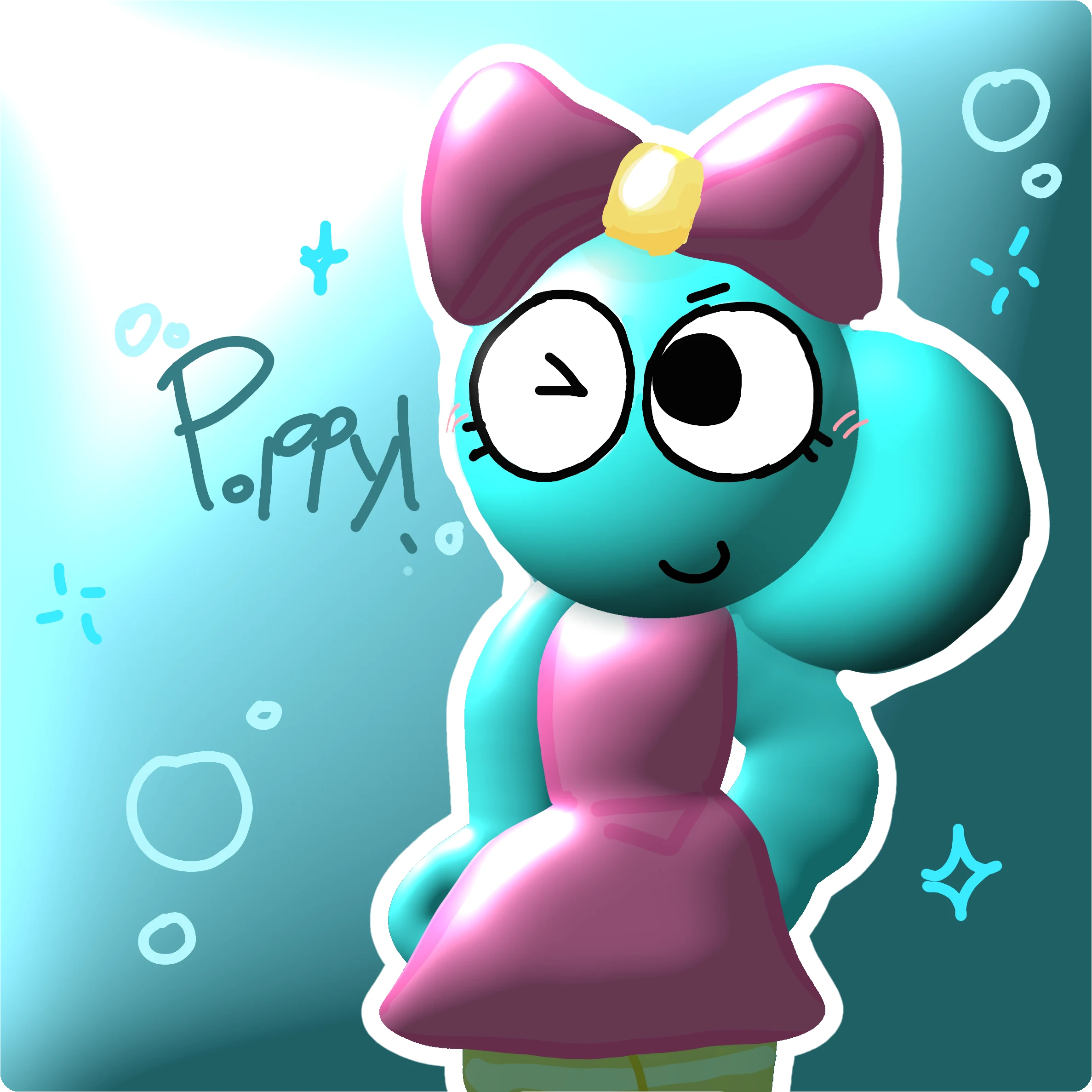 Poppy from Dandy's World! by 007n7_arts