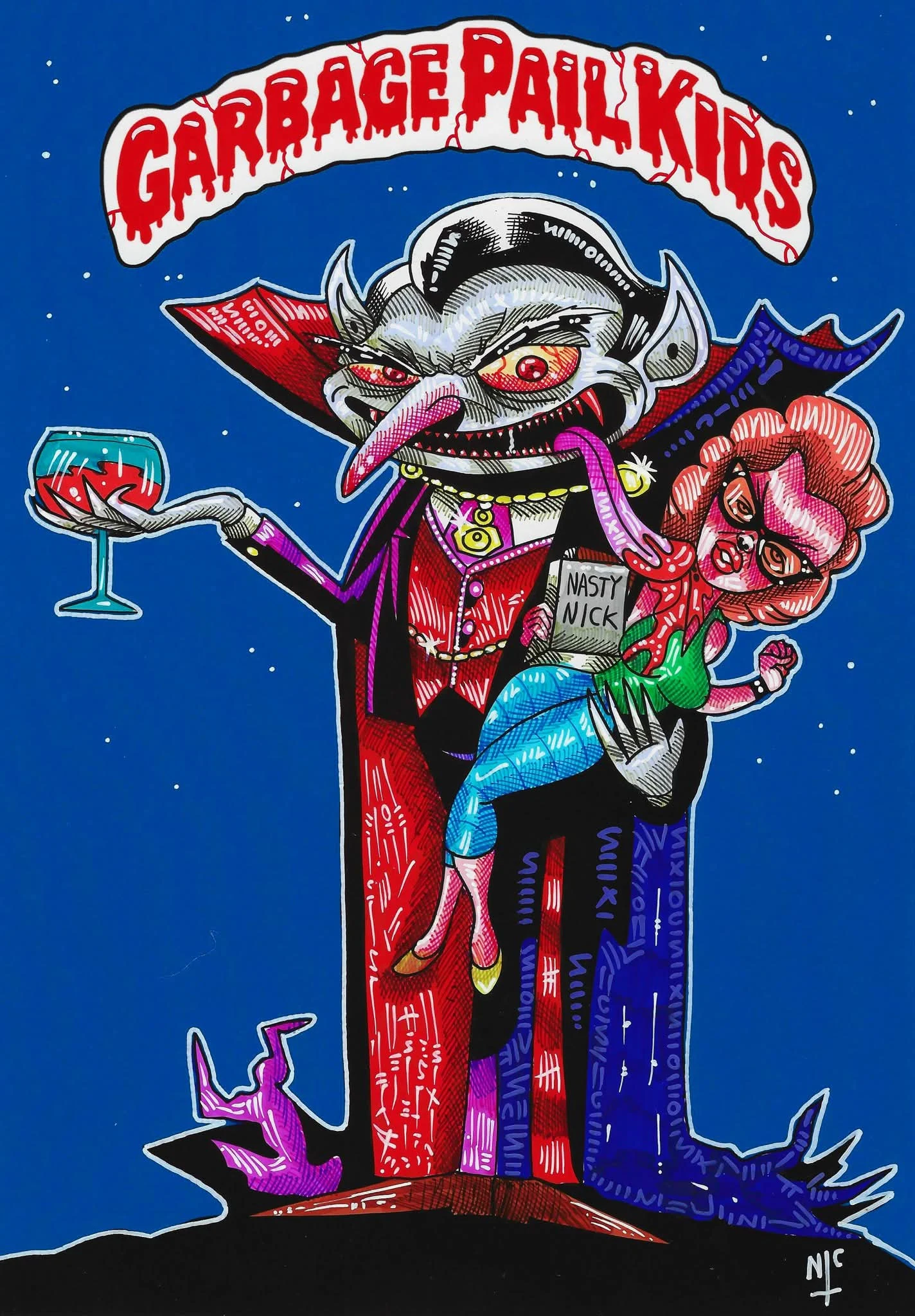 Gpk nasty nick ink fan art A4 by Nikartgod