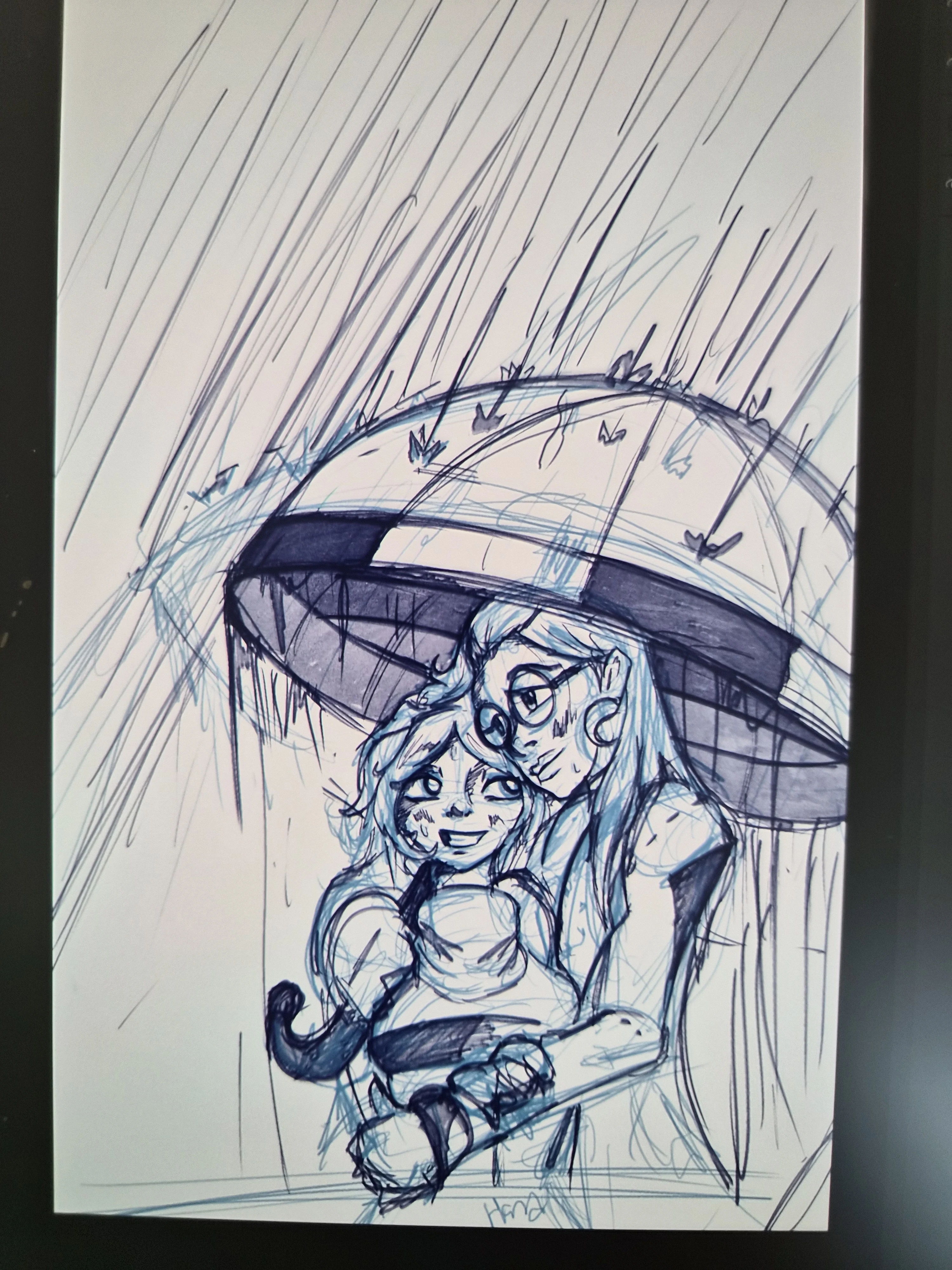 Umbrella sketch  finished by Ramules