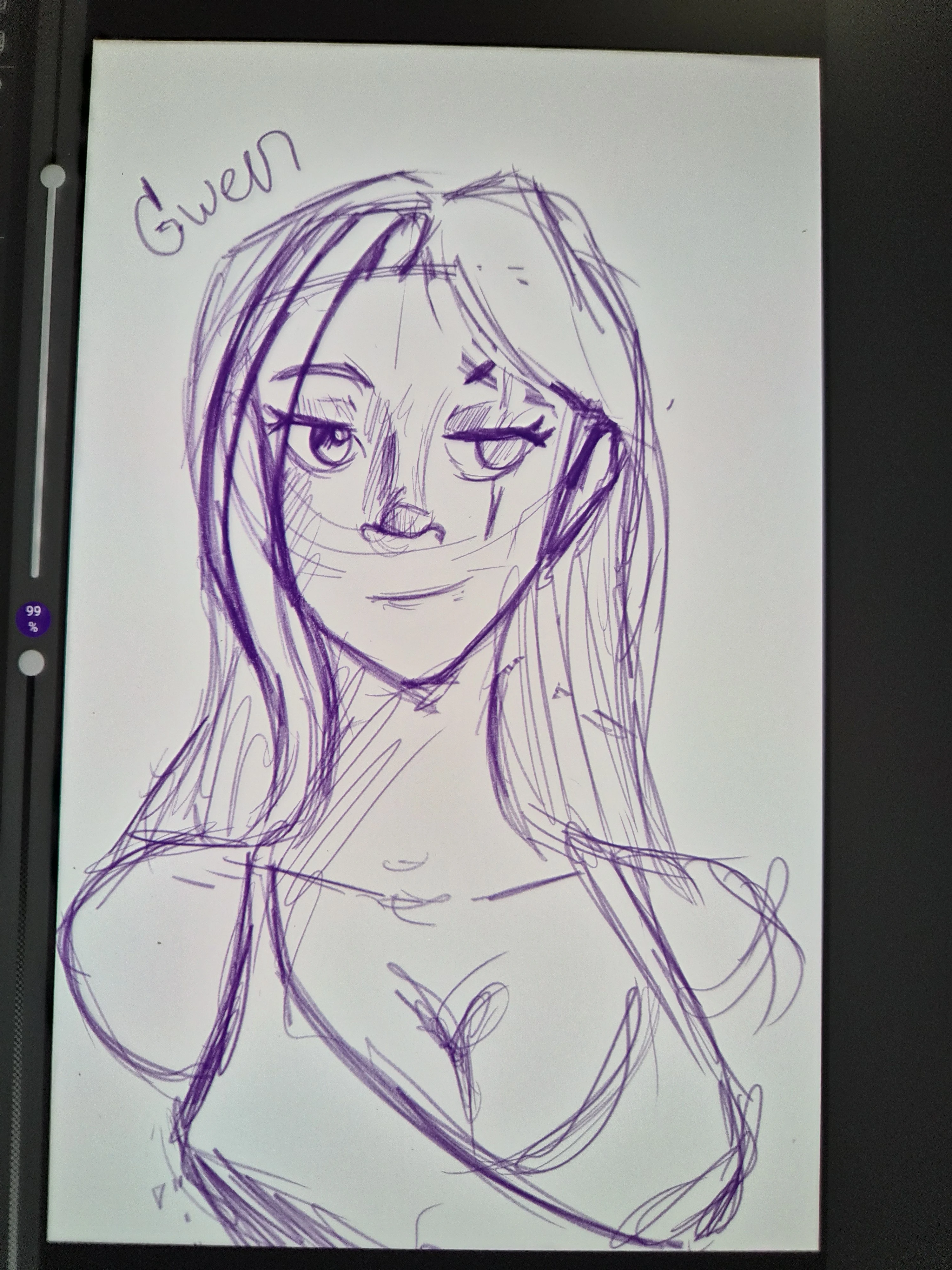 Gwen sketch by Ramules