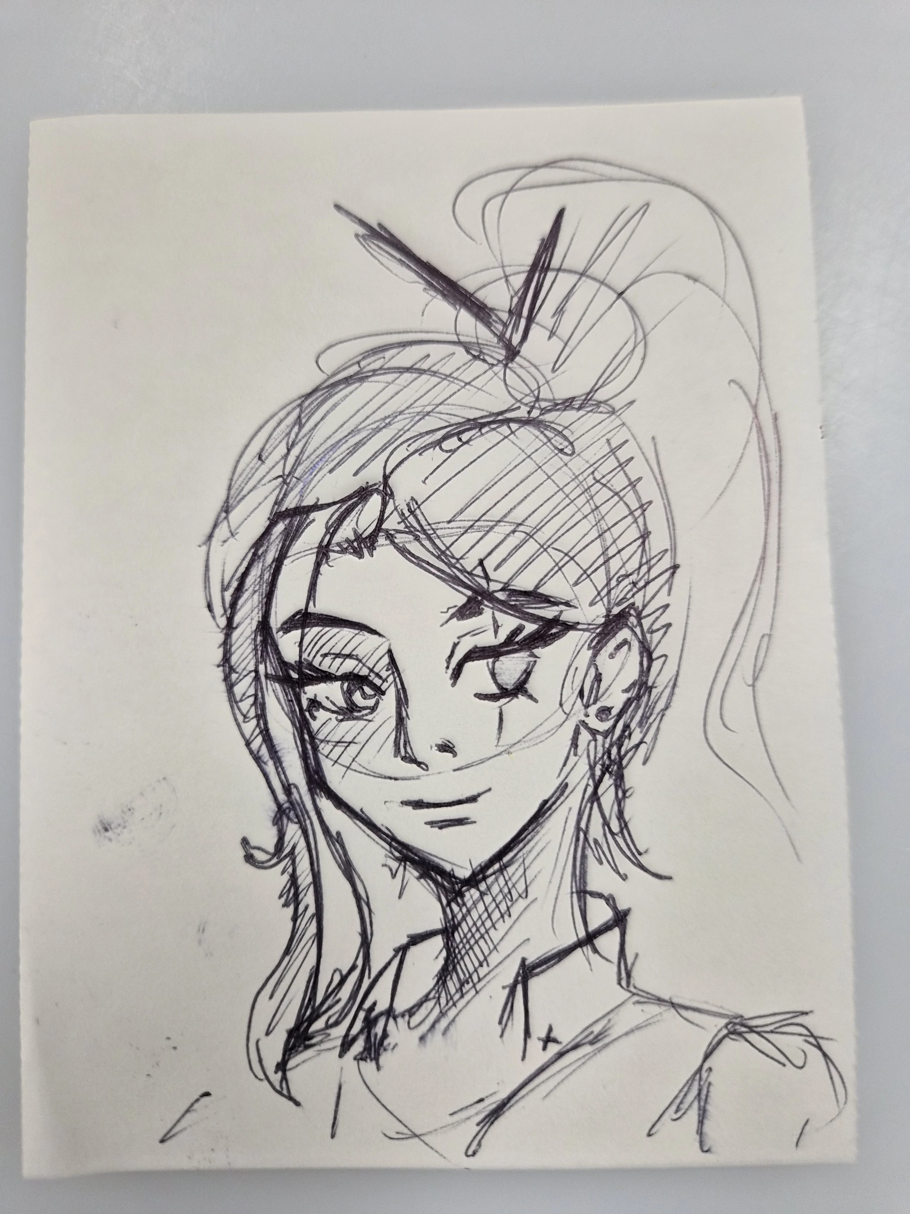 Quick sketch of gwen by Ramules