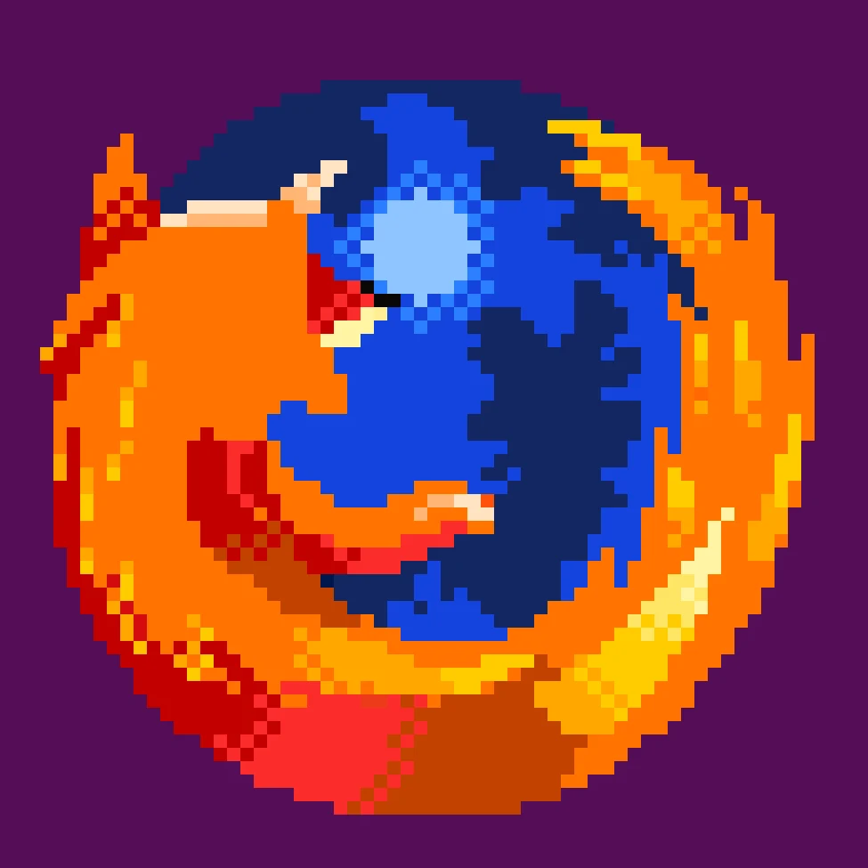 Firefox Pixel Art by Thoth