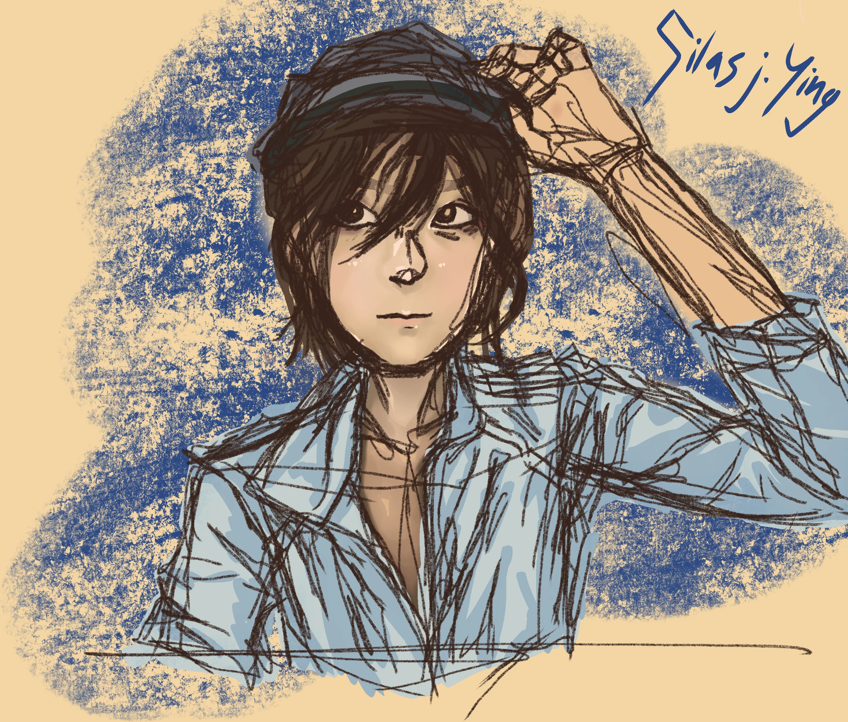self portrait ?? by silasloveswaffles