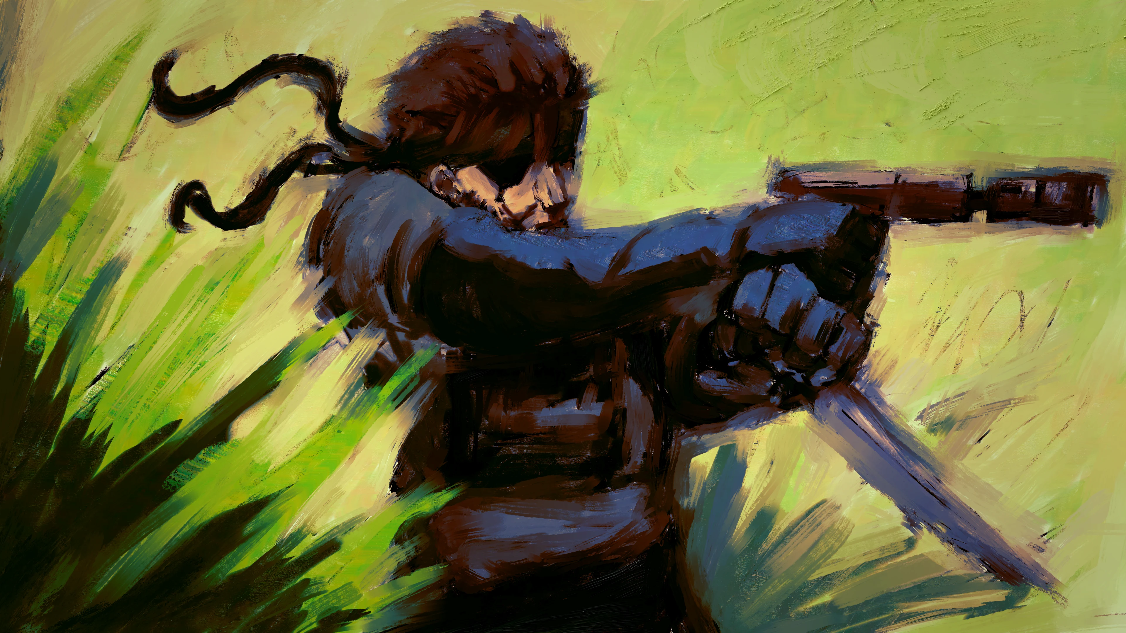MGS Big Boss Wallpaper Artwork by Artguy43
