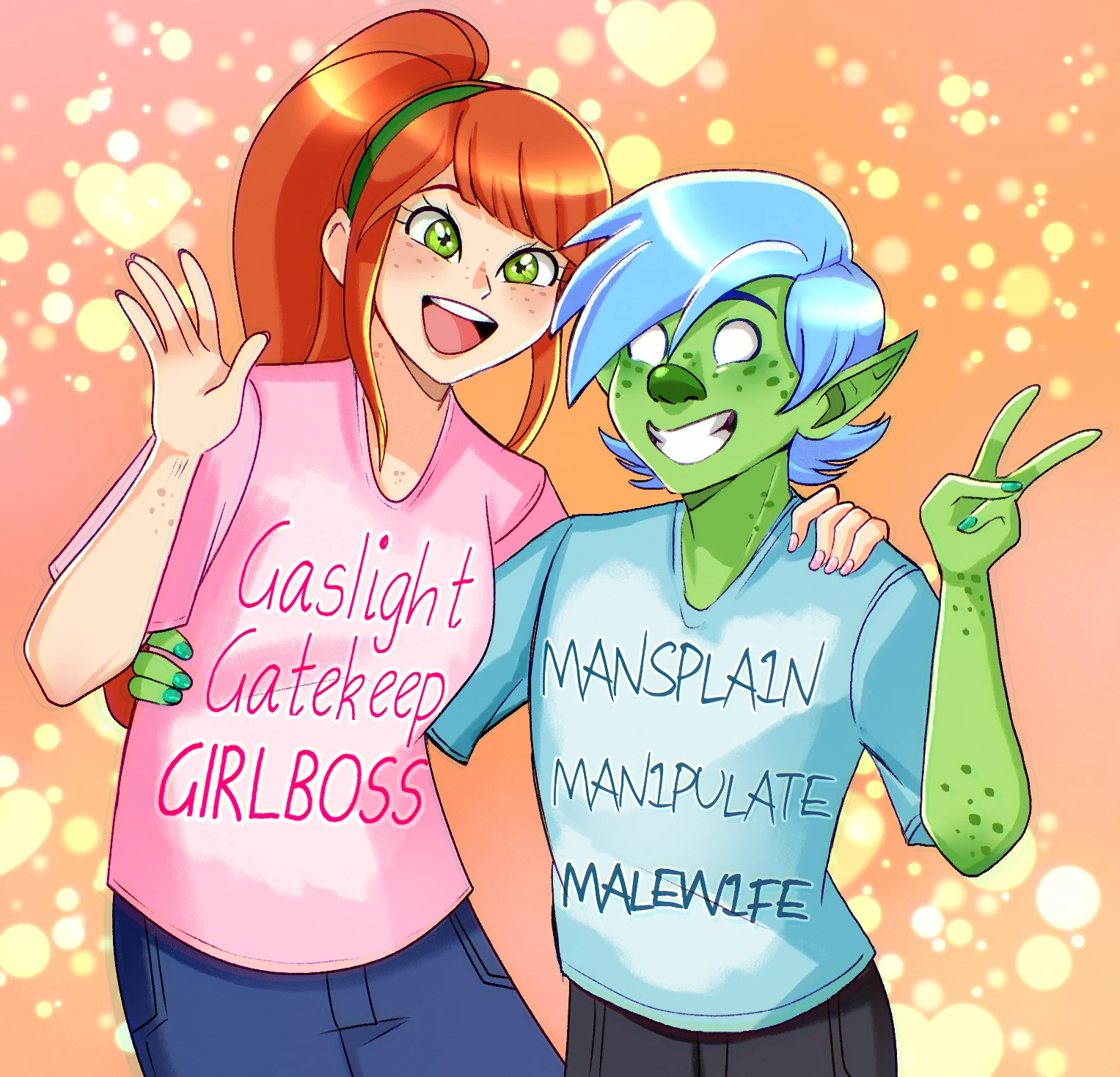 Matching shirts! by AngelsBiome