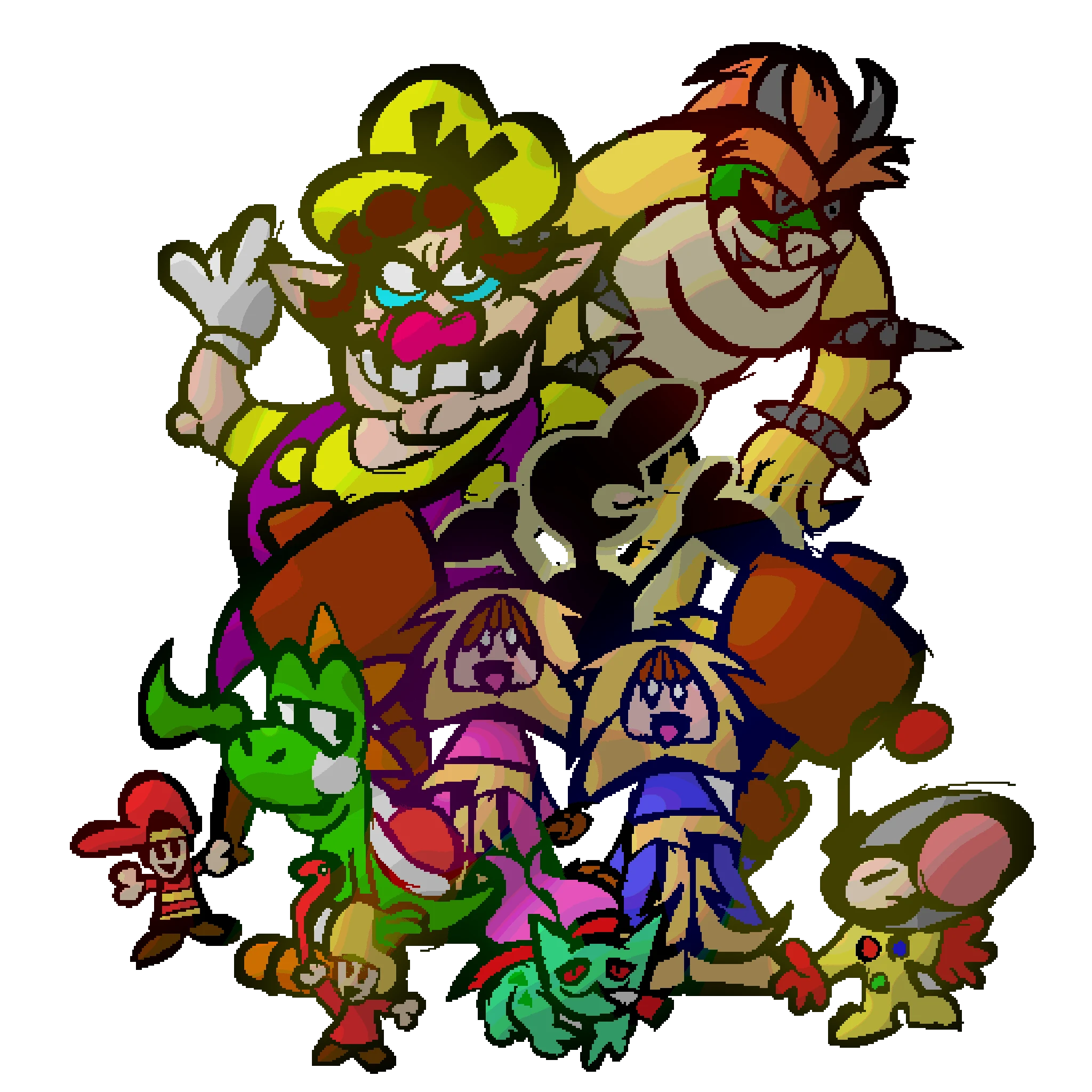 Smash mains crew by Sallowist