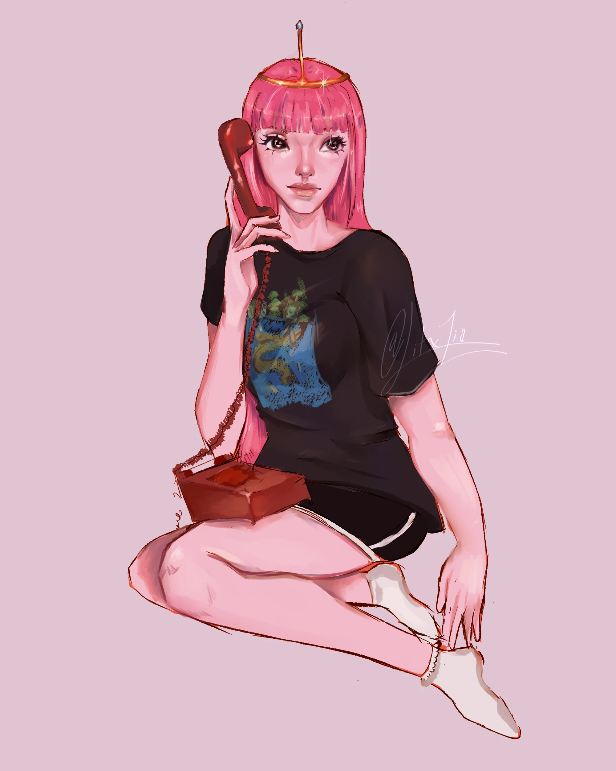 princess bubblegum by Litxzia