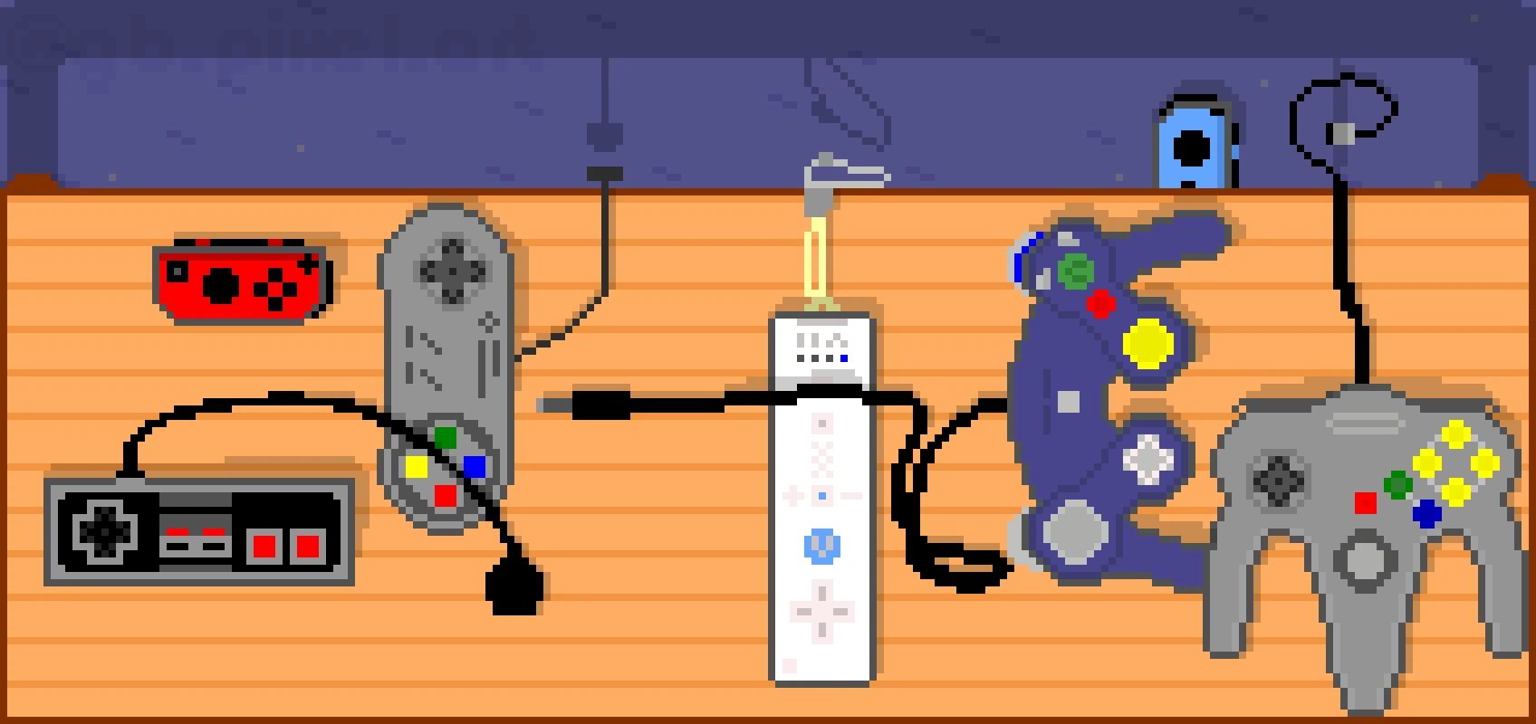 Nintendo Controllers by GBZombie
