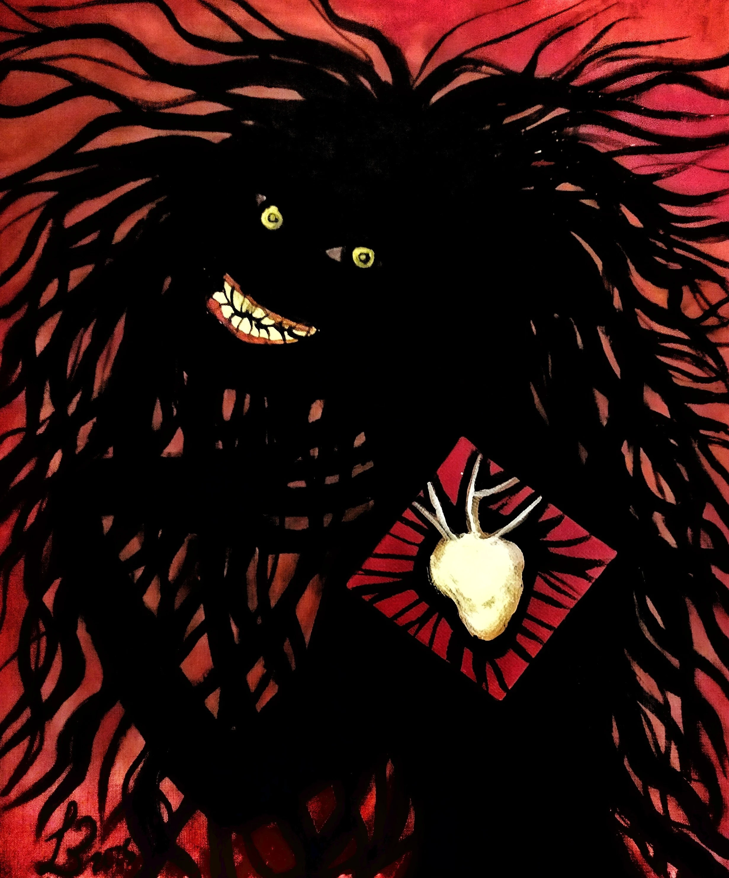 Golden heart by Lebrav