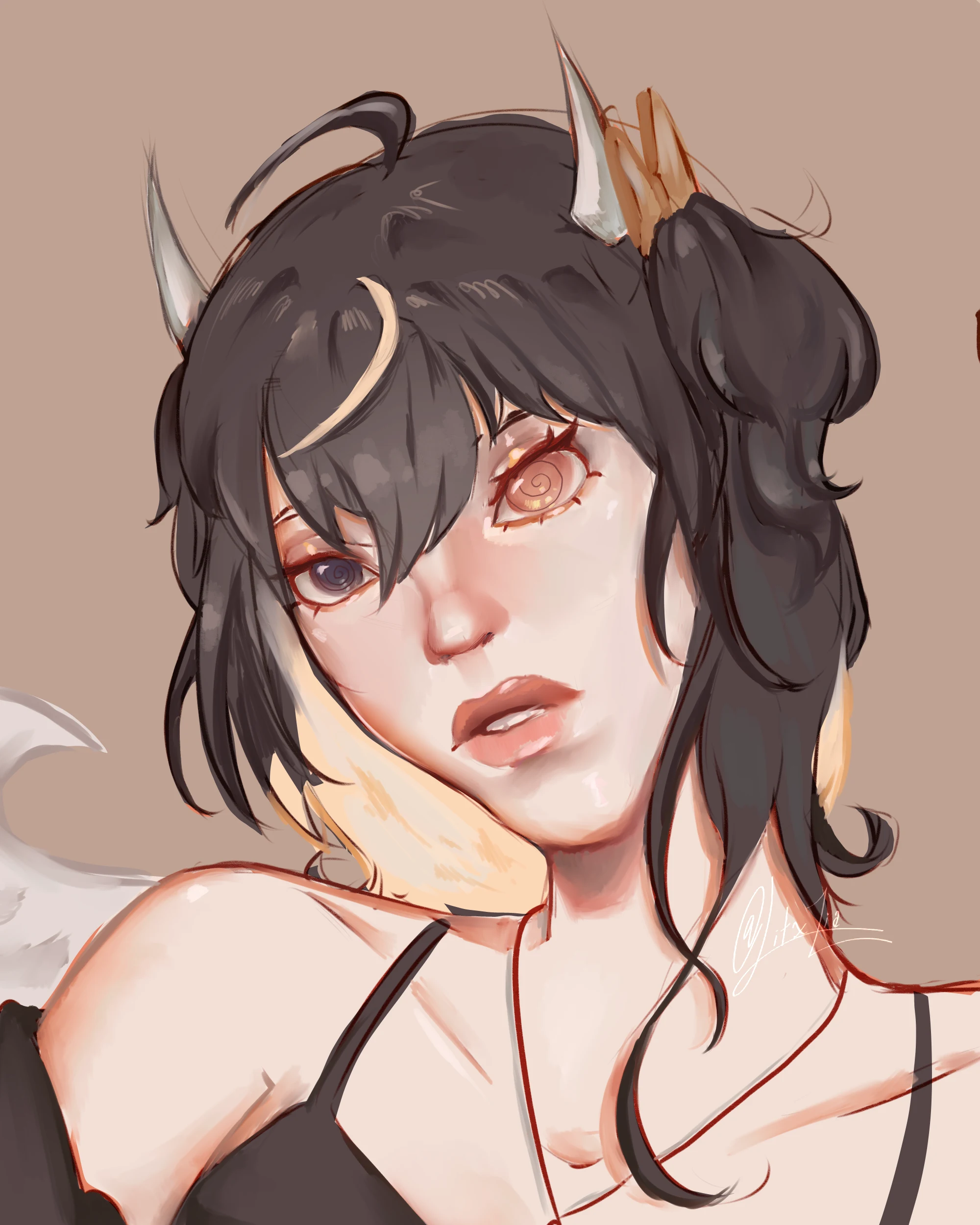 Artfight attack - char by user amai0912 on AF by Litxzia