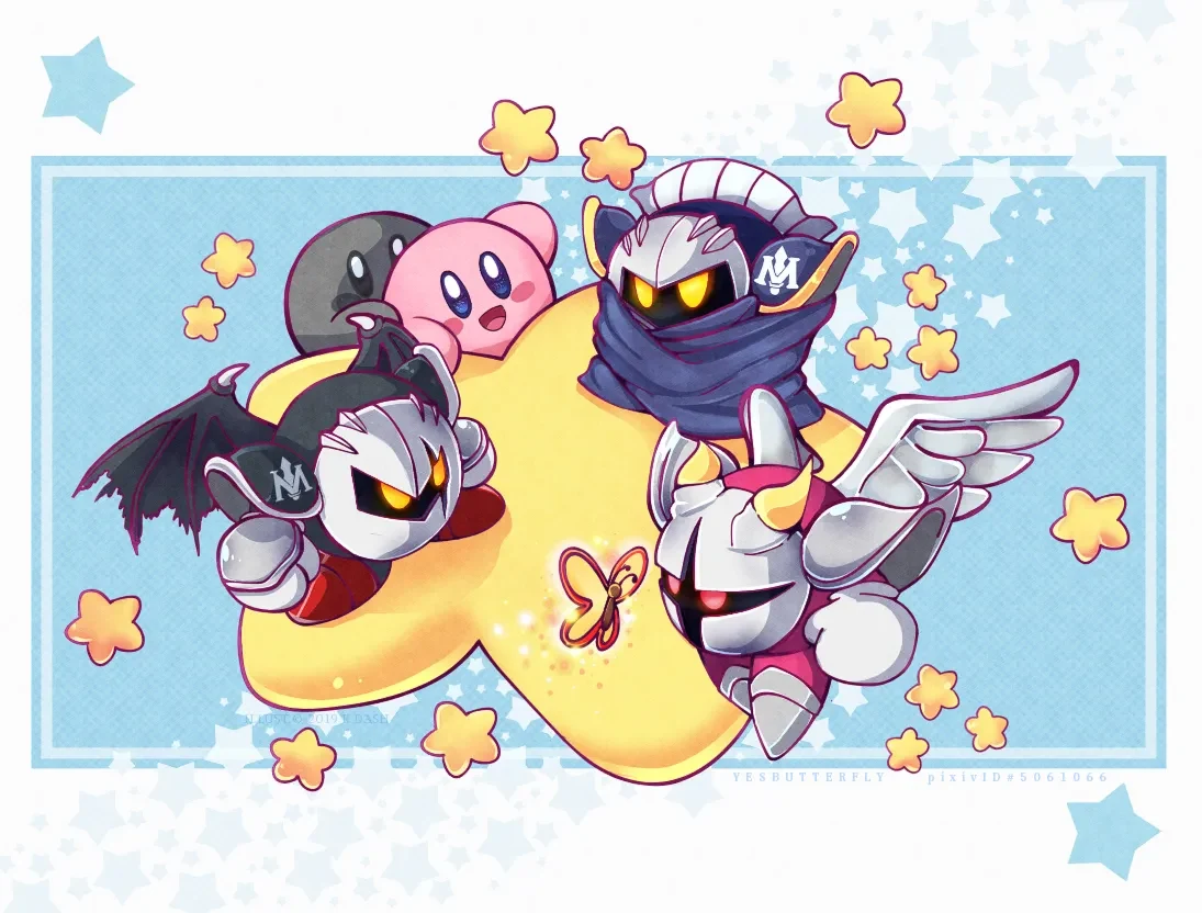 Kirby and Knights by yesbutterfly
