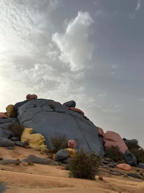 Colored rocks