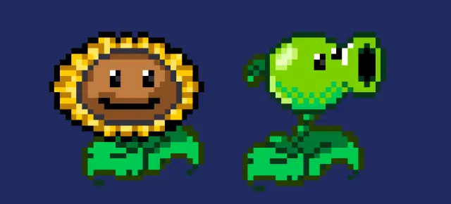Sunflower and Peashooter