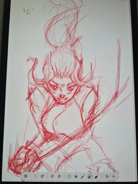 Sketch of Laura/Lilly