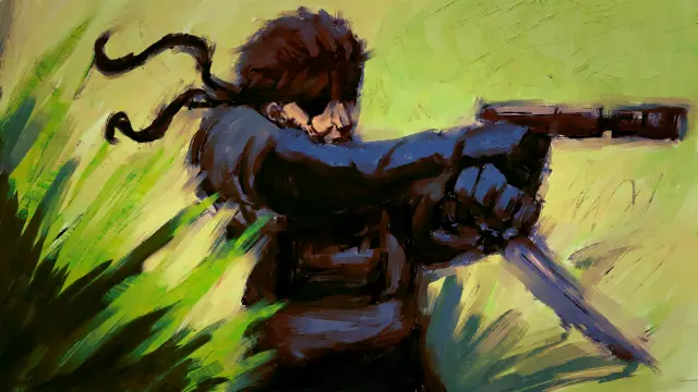 MGS Big Boss Wallpaper Artwork