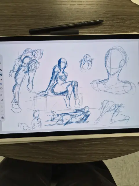 15 min sketches