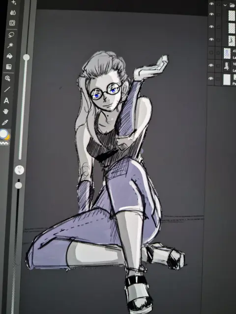 Lilly greyscale