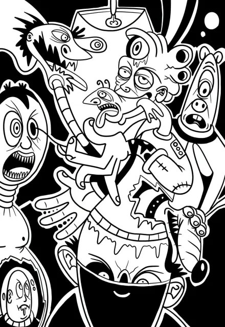 Stage 1 ready for inking