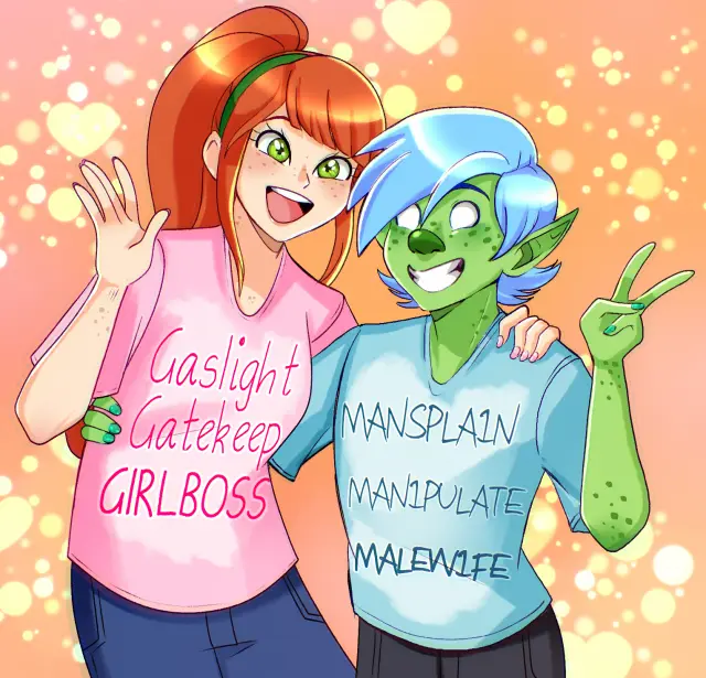 Matching shirts!