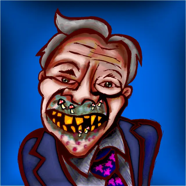 Nigel forage caricature