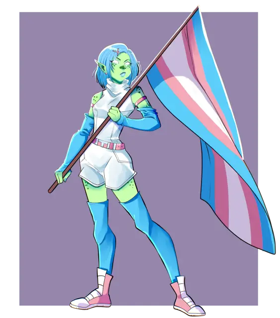 Happy pride to the girl