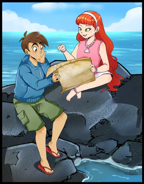 Atomic Betty Mermaid themed au