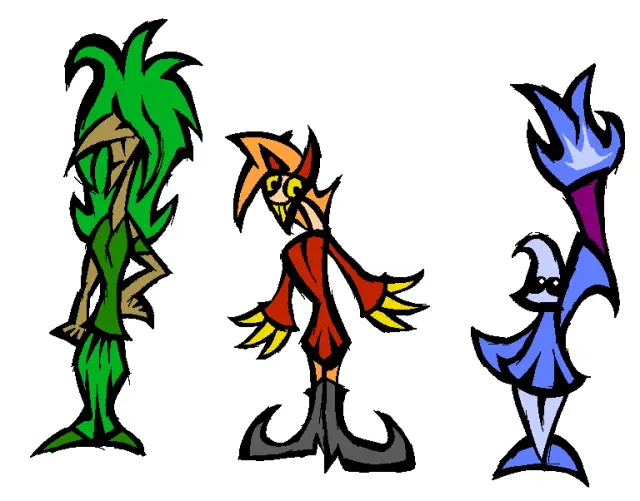 Shape people and colour usage