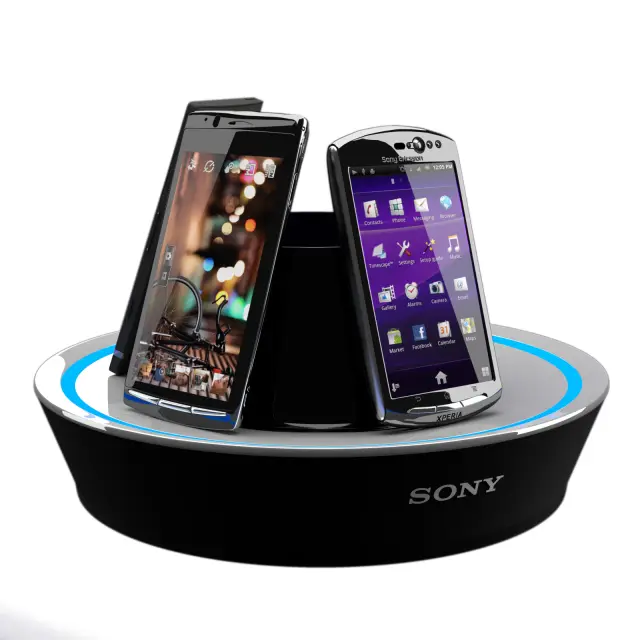 3d models of phones and stand