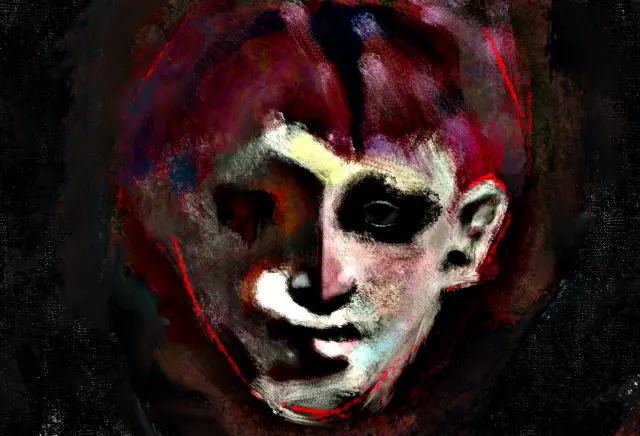 quick portrait painting