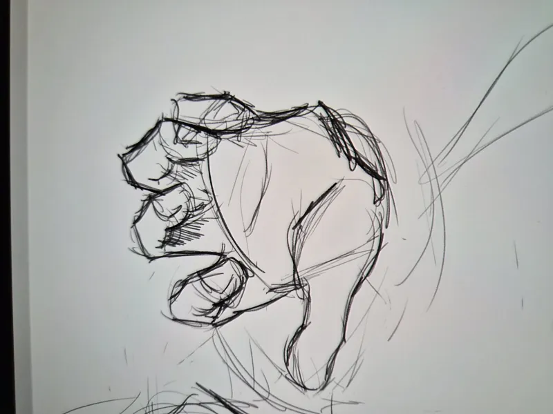 Working on hands